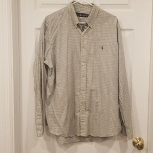 Ralph Lauren Men's Plaid Button Down Shirt